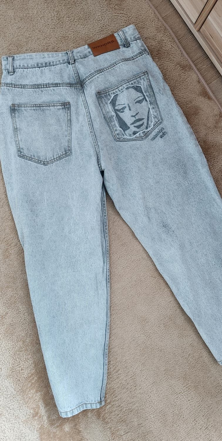 위캔더스 팬츠 FACE DENIM PANTS m사이즈 상품이미지2