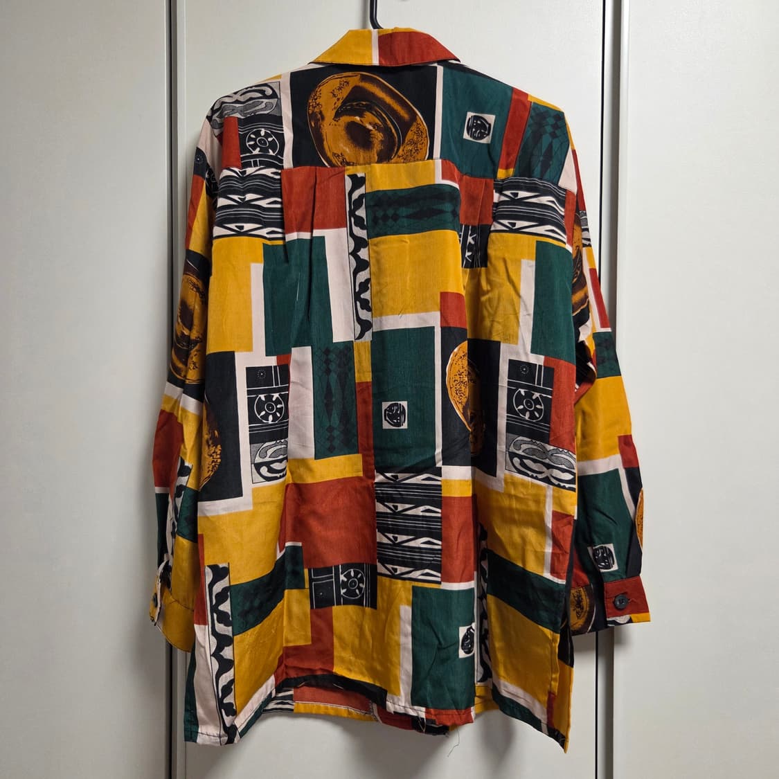 Japan Vintage 에스닉 패턴 셔츠 L(100) 상품이미지7