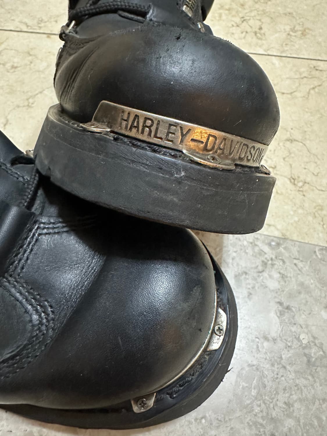 할리데이비슨 블랙 가죽 부츠 US 9.5 상품이미지5