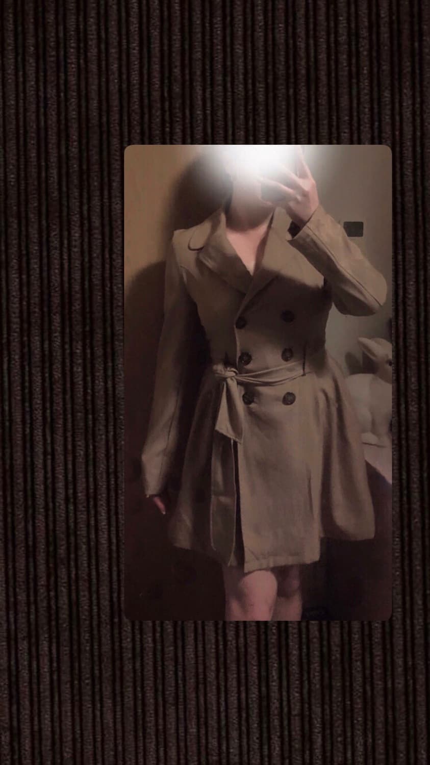 Kobe Lettuce 하프 트렌치코트 겸 미니 원피스 상품이미지2