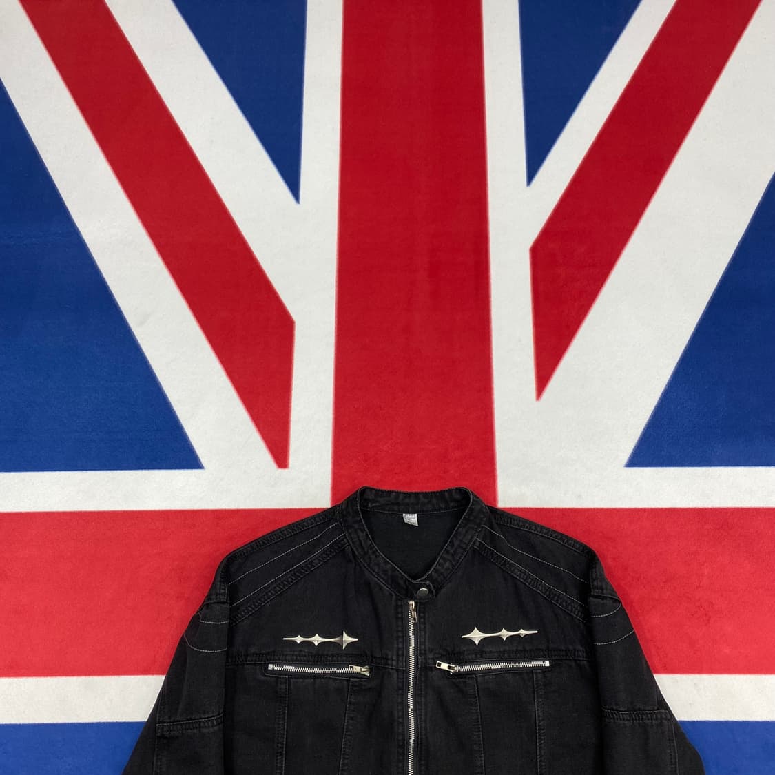 빈티지 흑청자켓 3XL 실측 2XL  상품이미지2