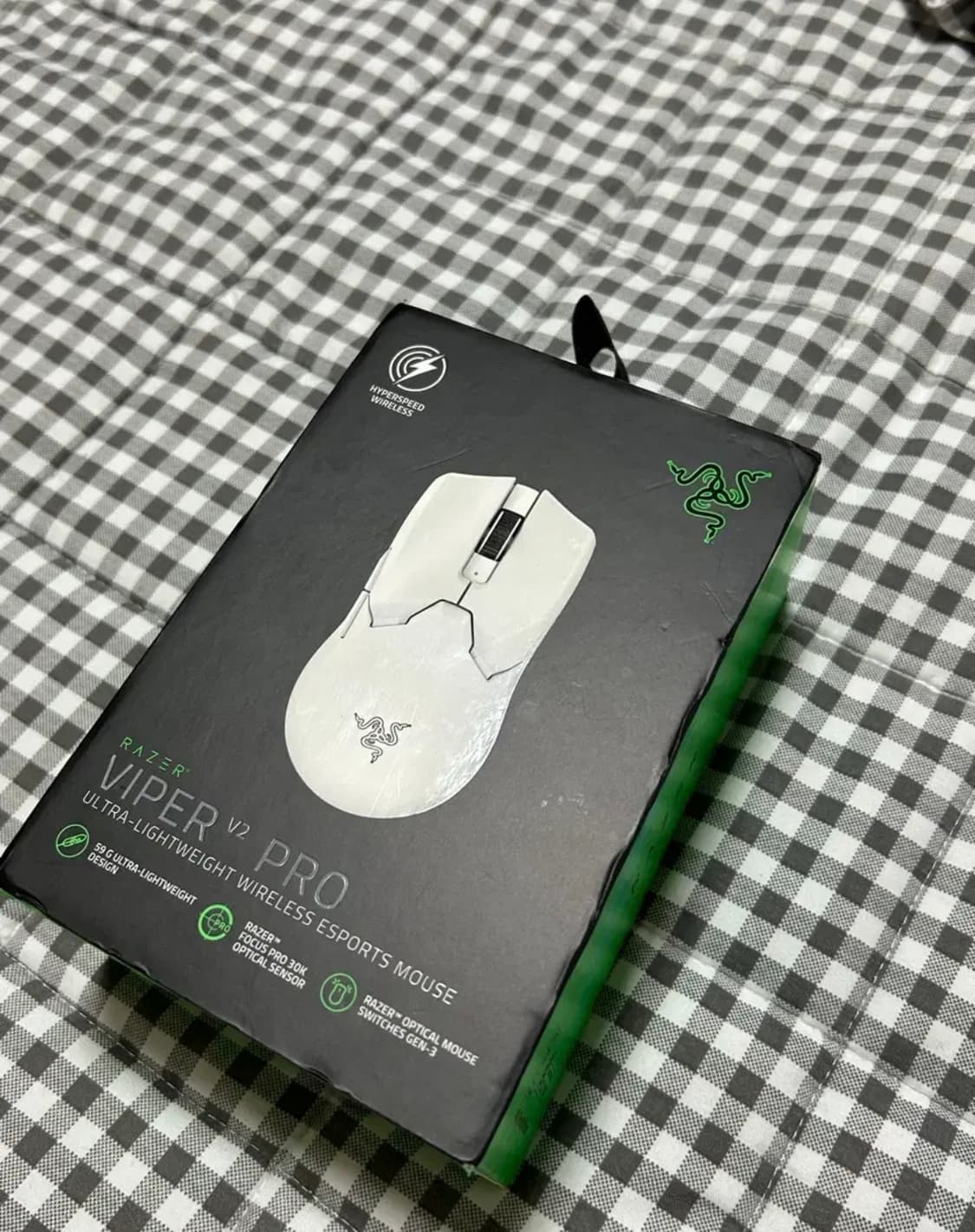 레이저 바이퍼 V2 PRO 화이트 마우스 (거의새상품) 상품이미지3