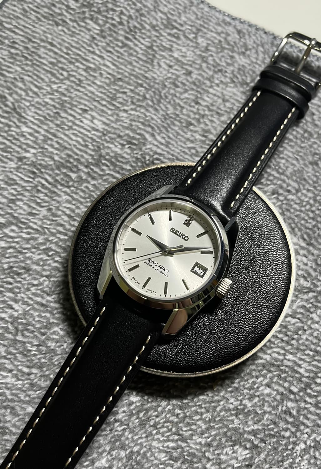 킹세이코 샴페인 실버 36mm 커스텀 새상품 상품이미지1