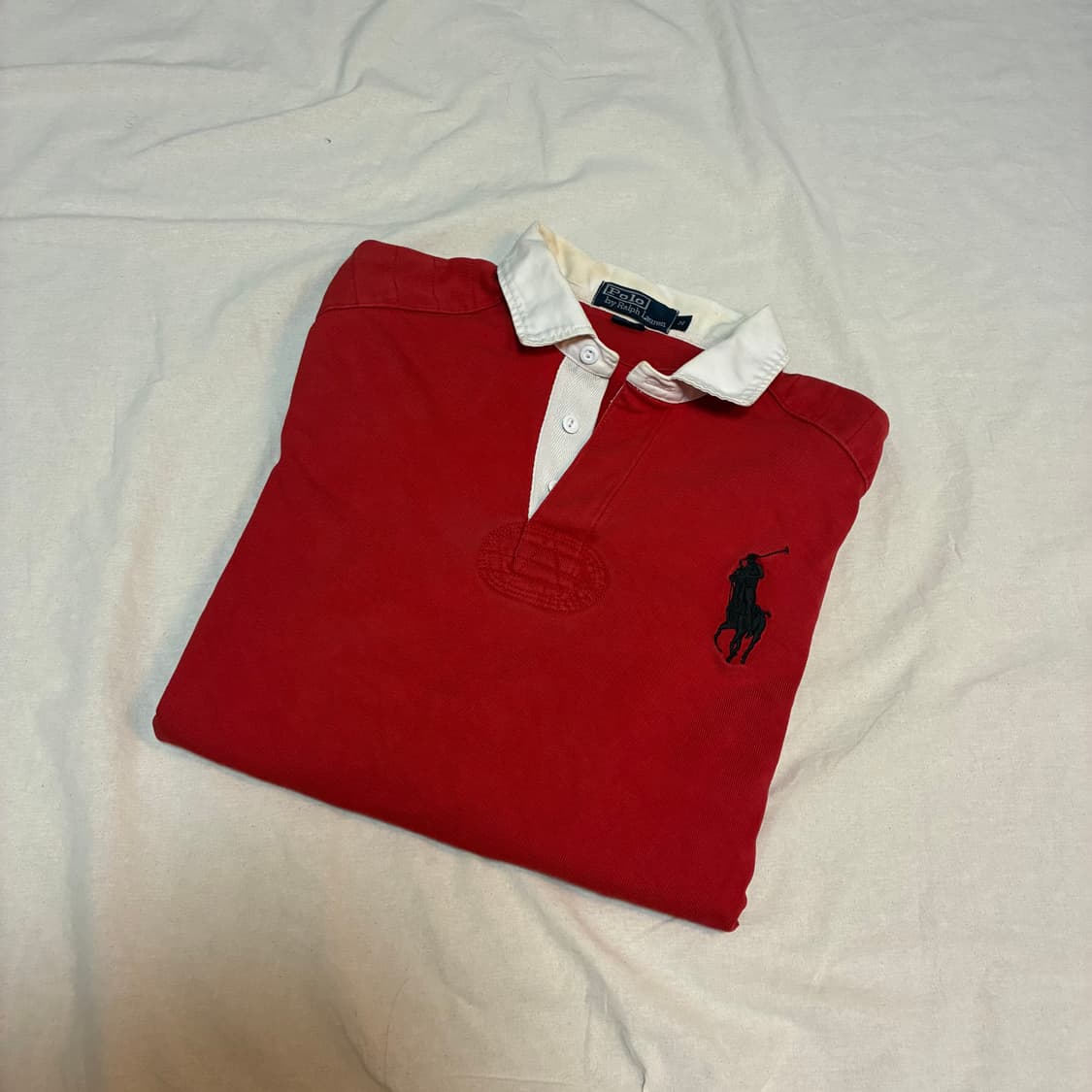 폴로 빅포니 럭비티 레드 M 상품이미지1