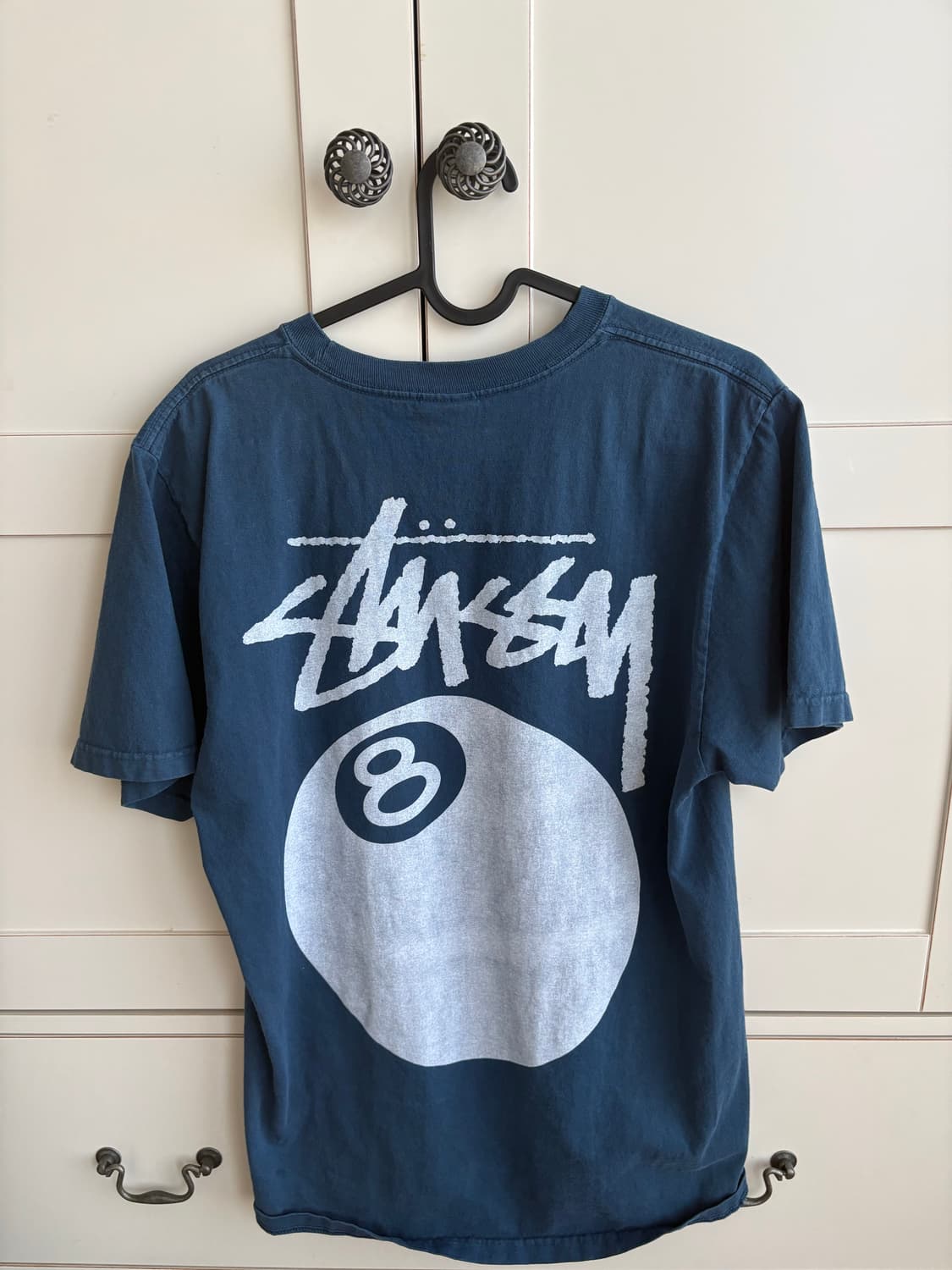Stussy 8 Ball Pigment Dyed T-Shirt Navy 상품이미지2