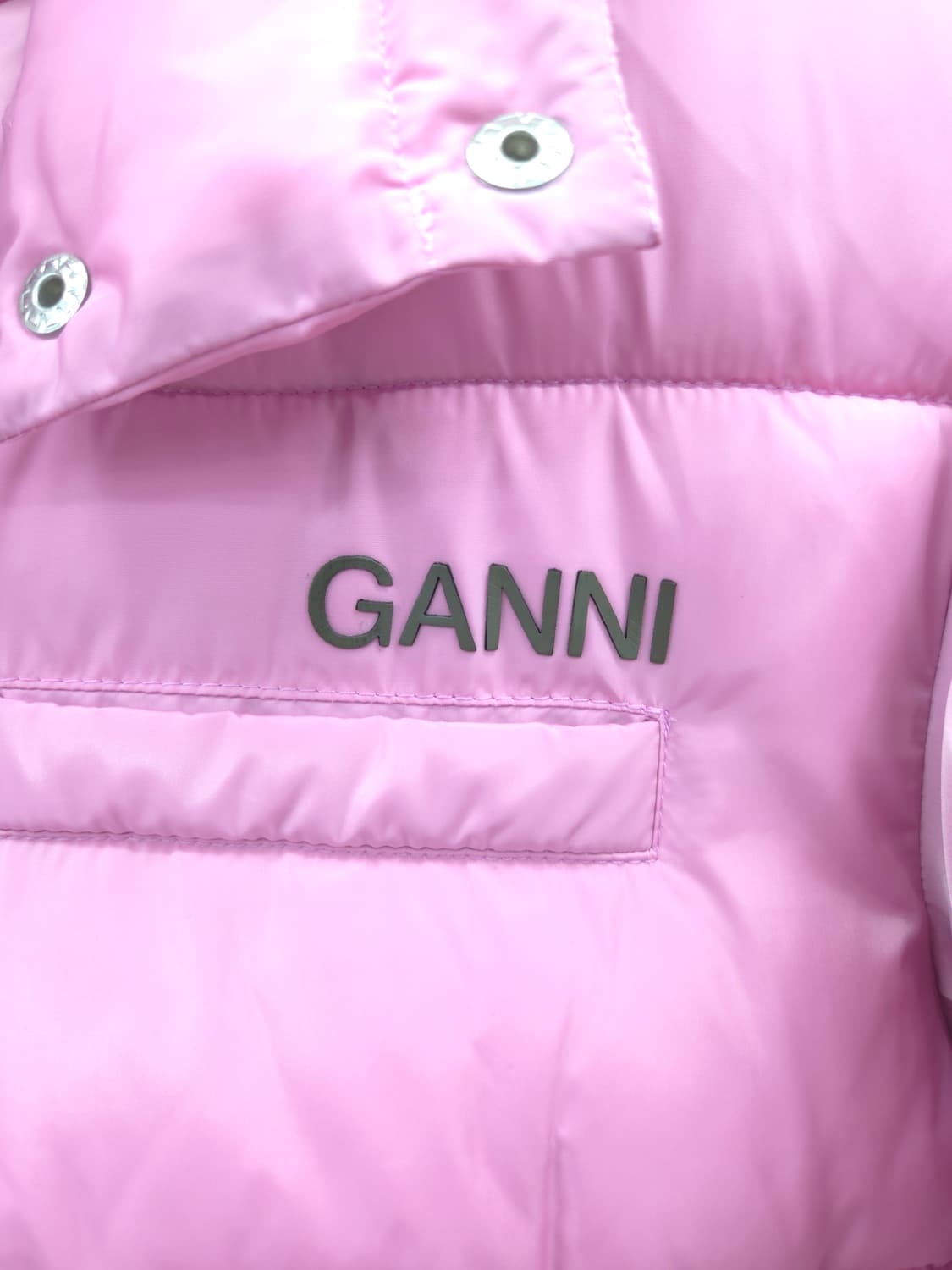 XS GANNI 가니 핑크 패딩 점퍼 상품이미지2