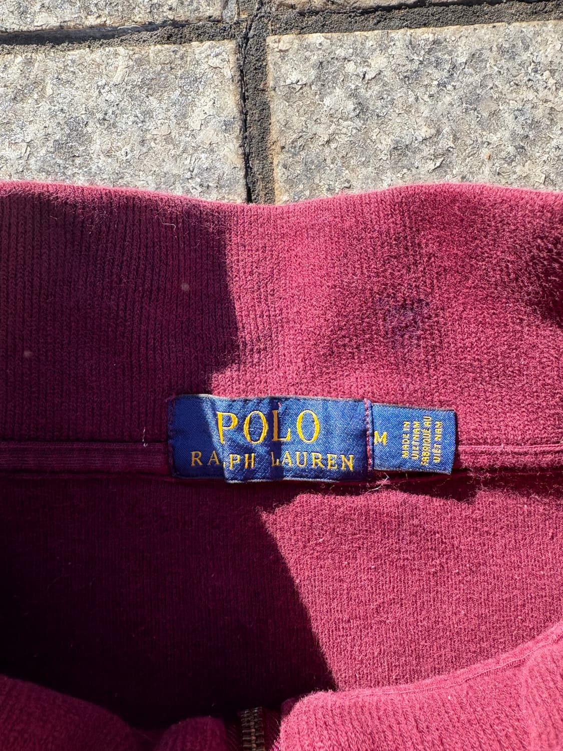 폴로 버건디 반집업 상품이미지3