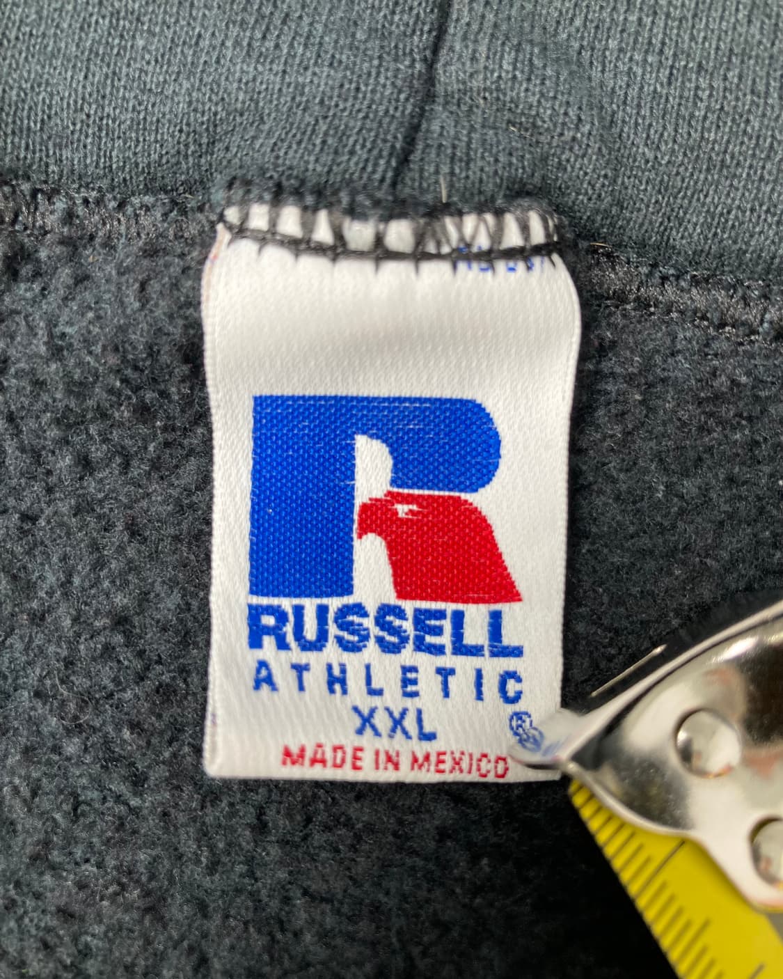 90s Russell Zip Up Hoodie (black) 상품이미지3