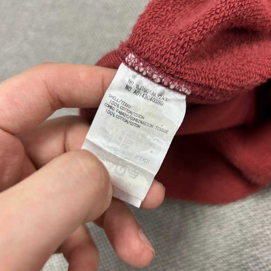 (매장판)톰브라운 버건디 사선완장 맨투맨(2) 상품이미지9