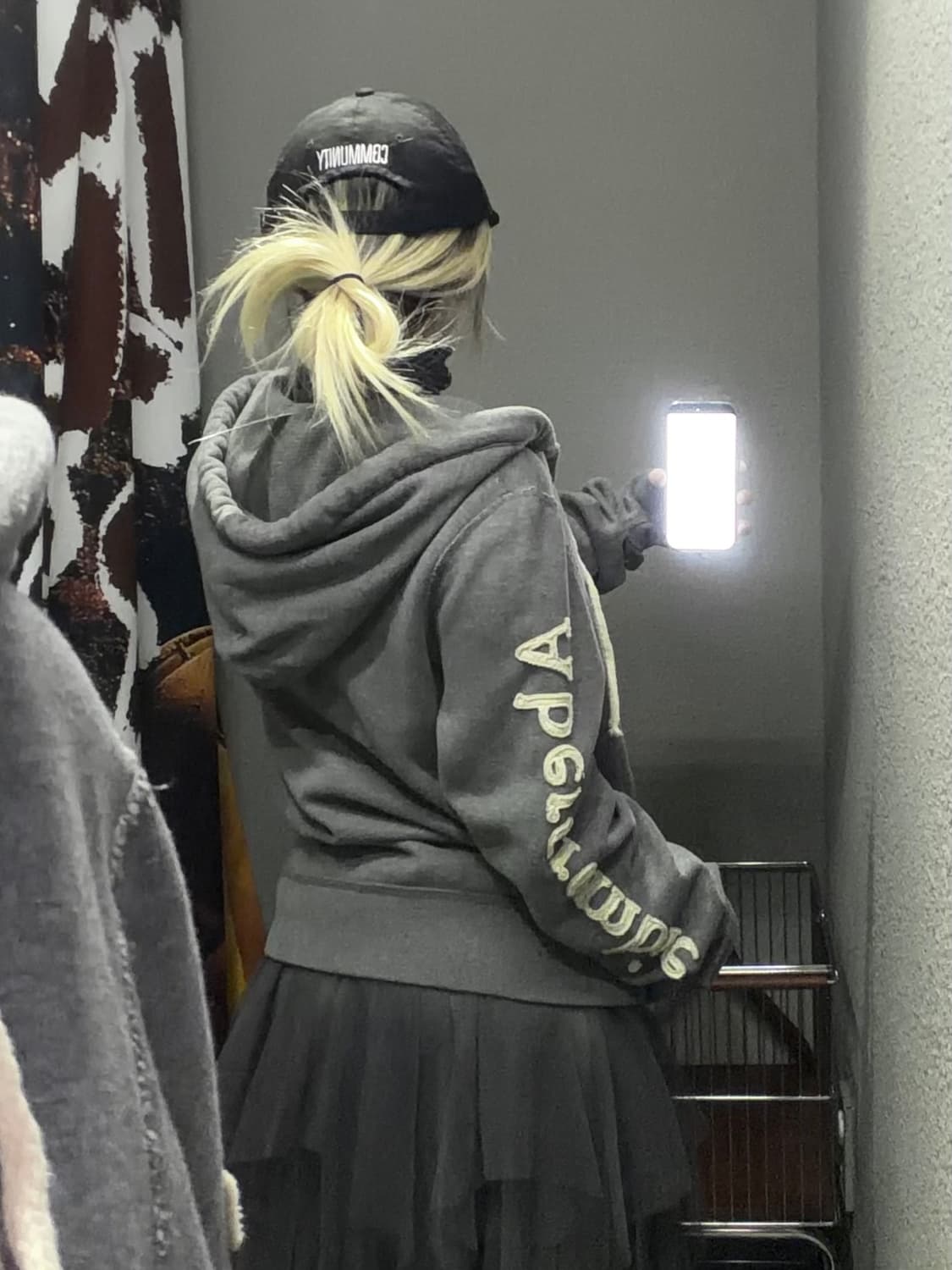 아베크롬비 로고 후드집업 상품이미지4