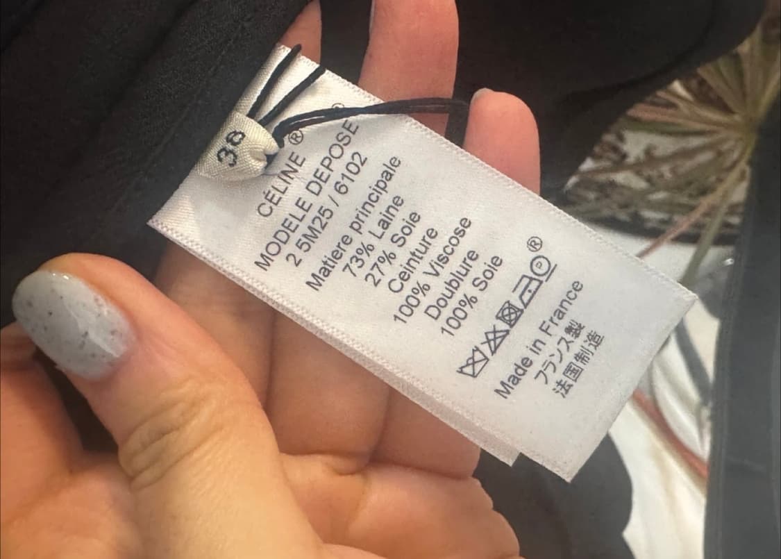 셀린느 블랙 블레이저 38사이즈 상품이미지4