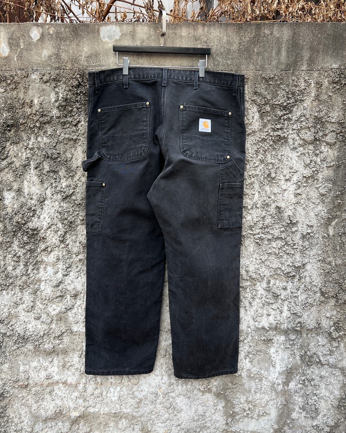 [38] 90s 미국제 칼하트 블랙 더블니 B01 BLK 상품이미지5