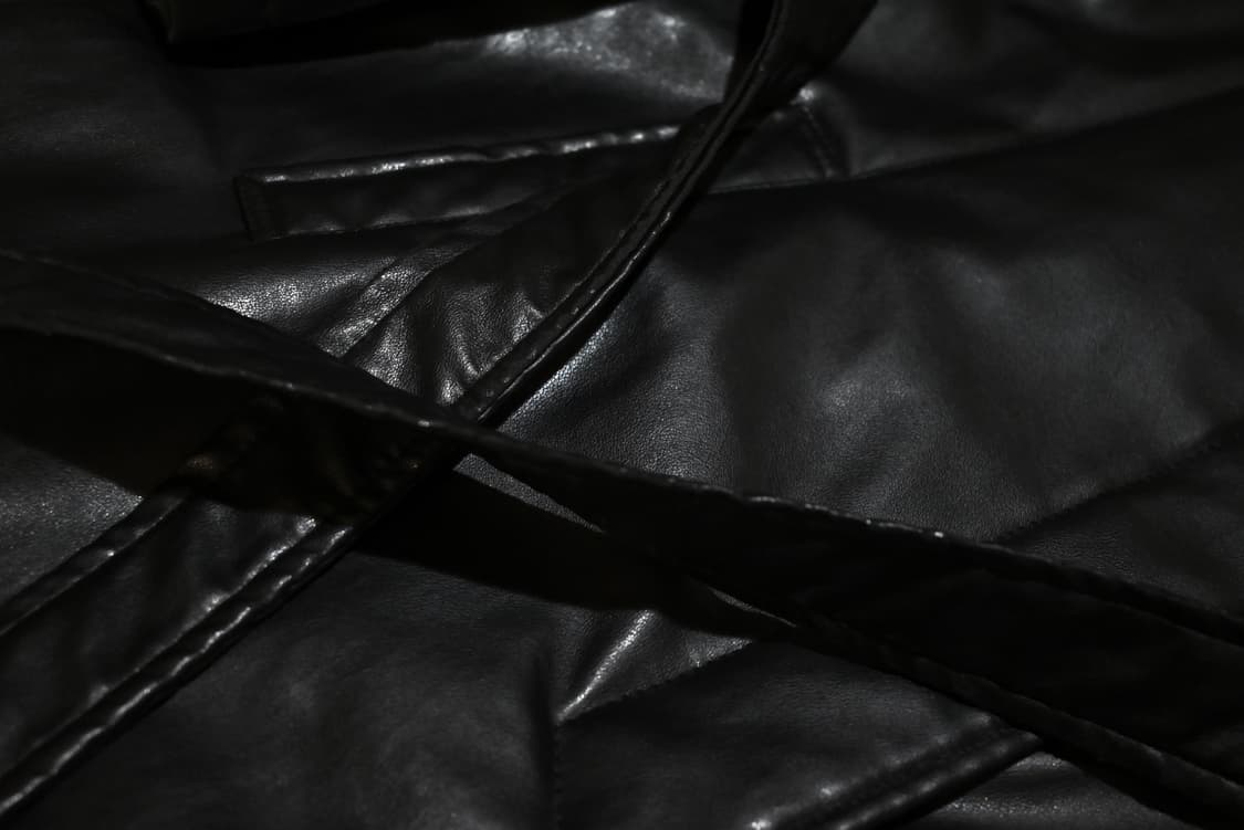 Armni jenas 90s vegan leather coat  상품이미지10