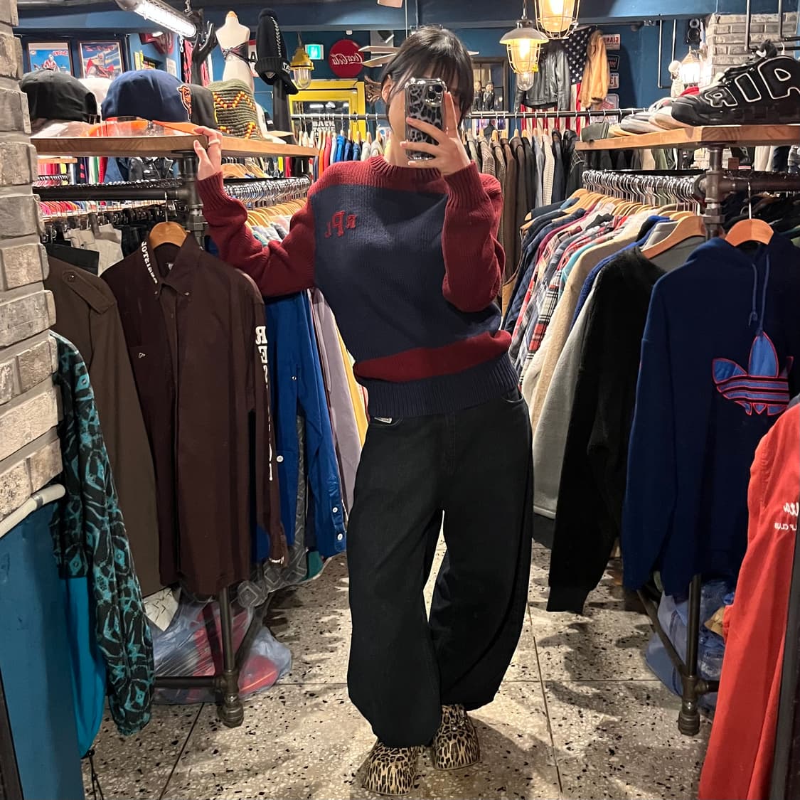 POLO 폴로 랄프로렌 컬러블록 크루넥 니트 상품이미지2