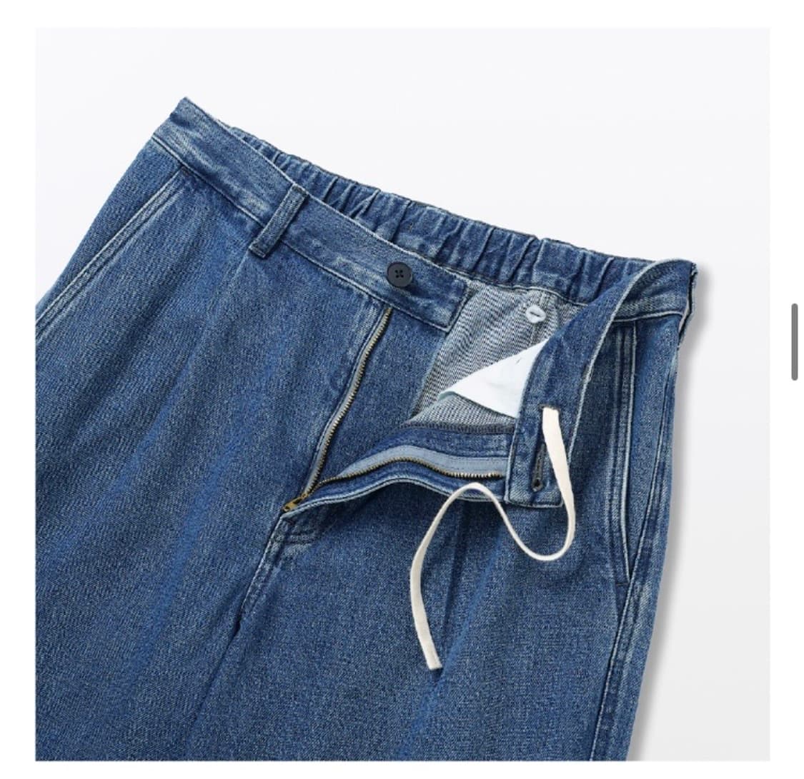 무인양품 데님 워크팬츠 M 새상품 상품이미지1