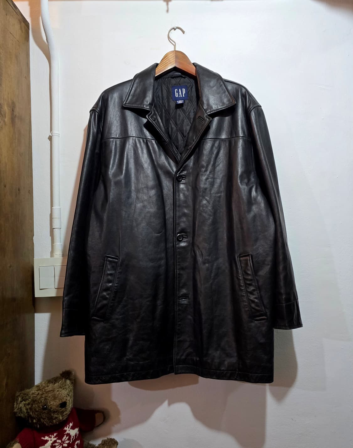 올드 갭 레더 카코트 (GAP Leather Car Coat) 상품이미지1