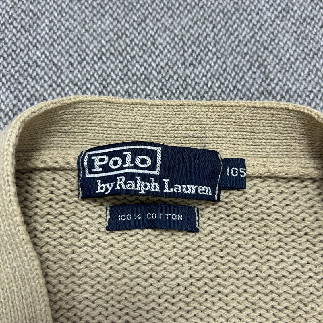 폴로 코튼 투포켓 가디건(105) 상품이미지2