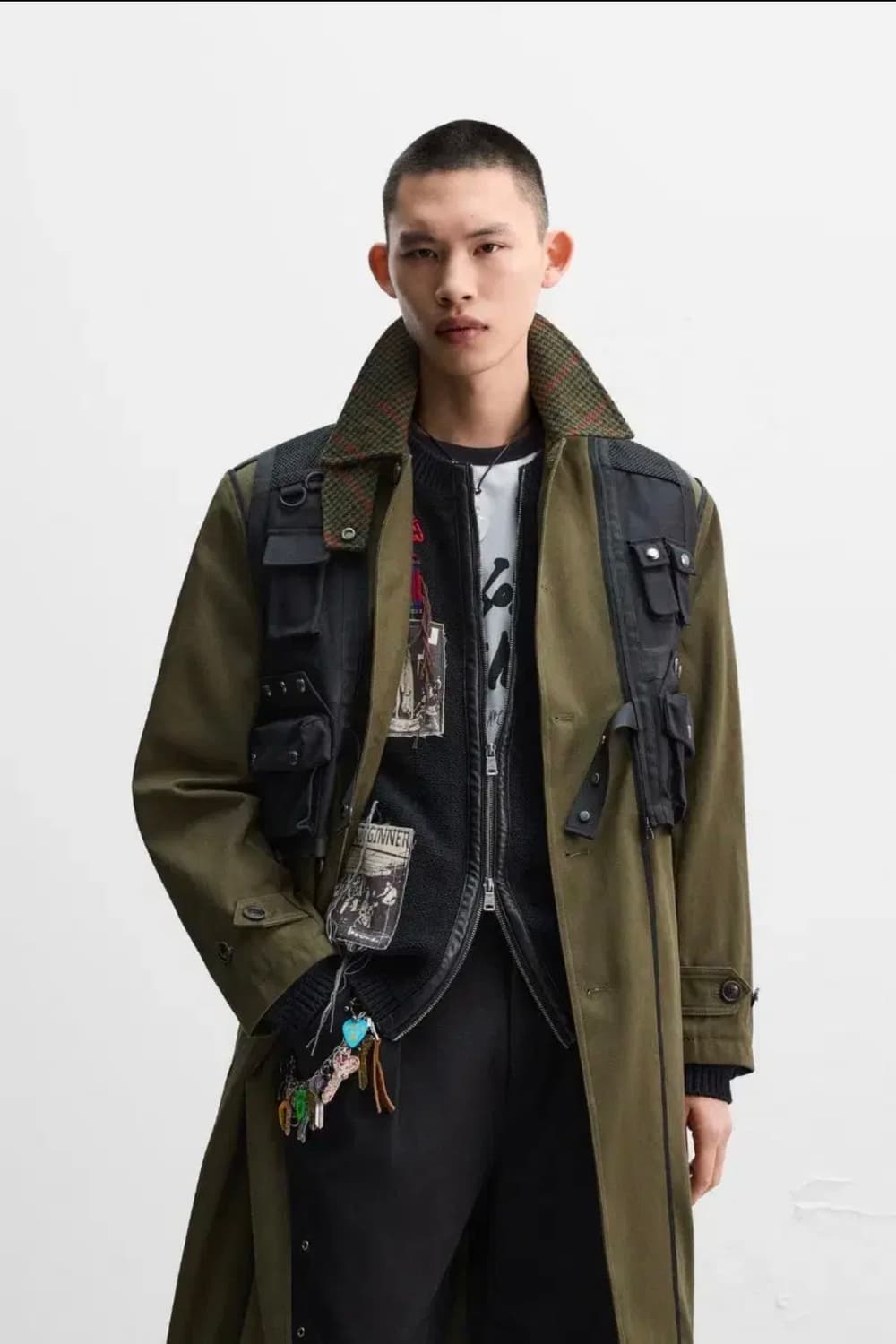 자라 x 앤더슨벨 콜라보 트렌치 코트 s~m (원가 38.5만원) 상품이미지4