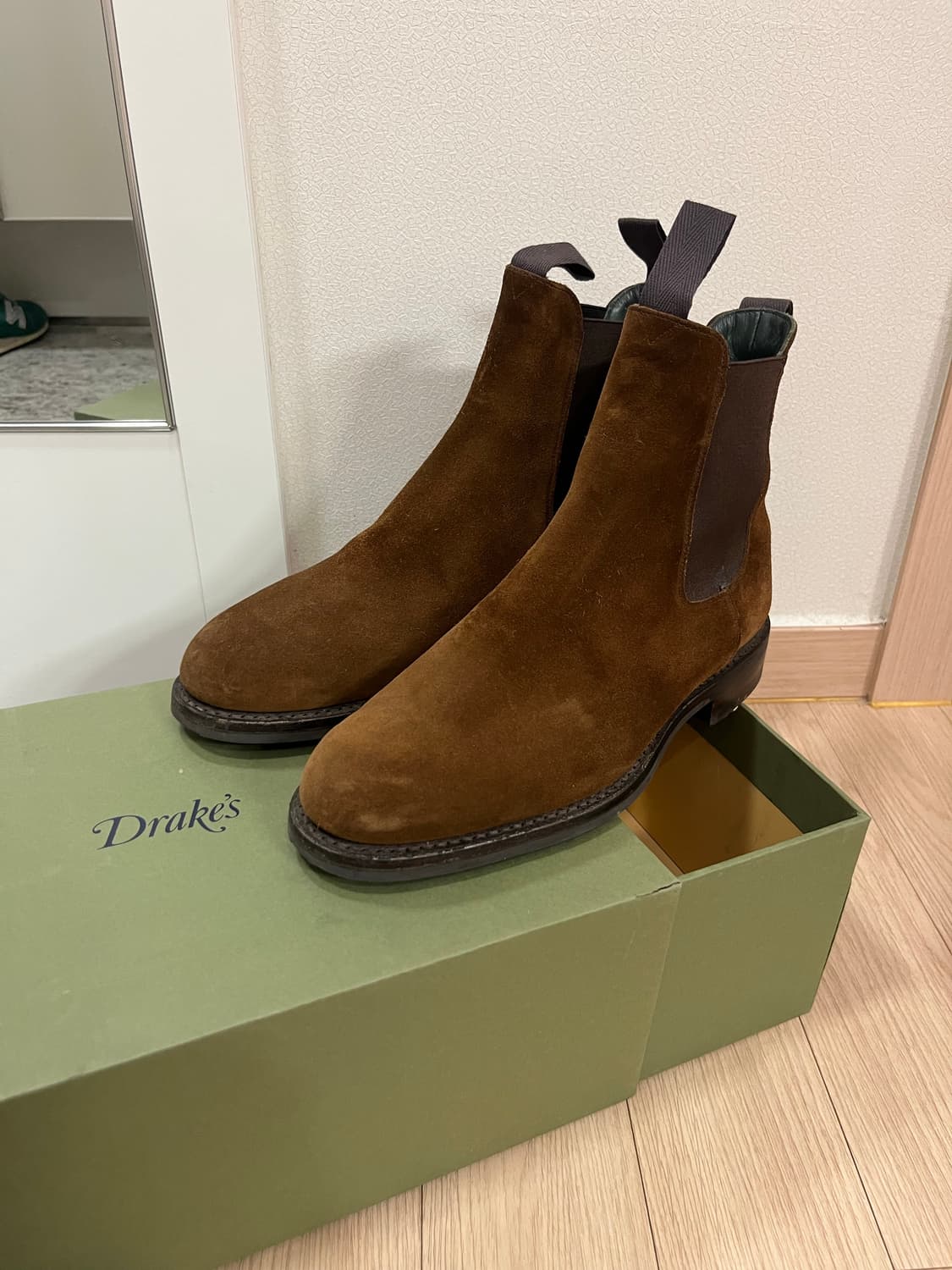 드레익스 첼시 부츠 토바코 (스너프) 스웨이드 UK8 상품이미지5