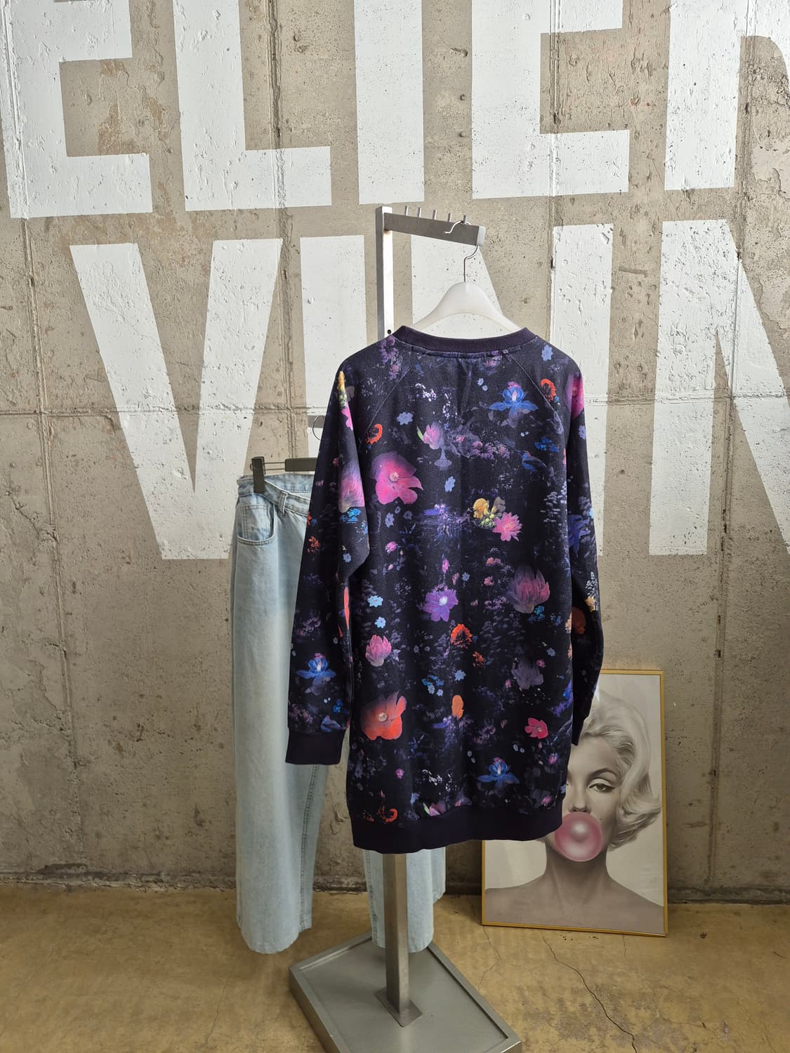 아디다스 플라워 롱맨투맨(TS 상품이미지2