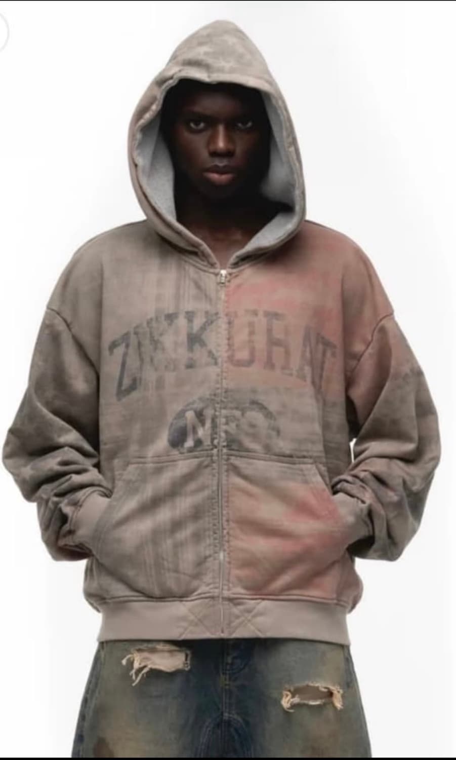 노페이스 스튜디오 후드집업 3사이즈 상품이미지1