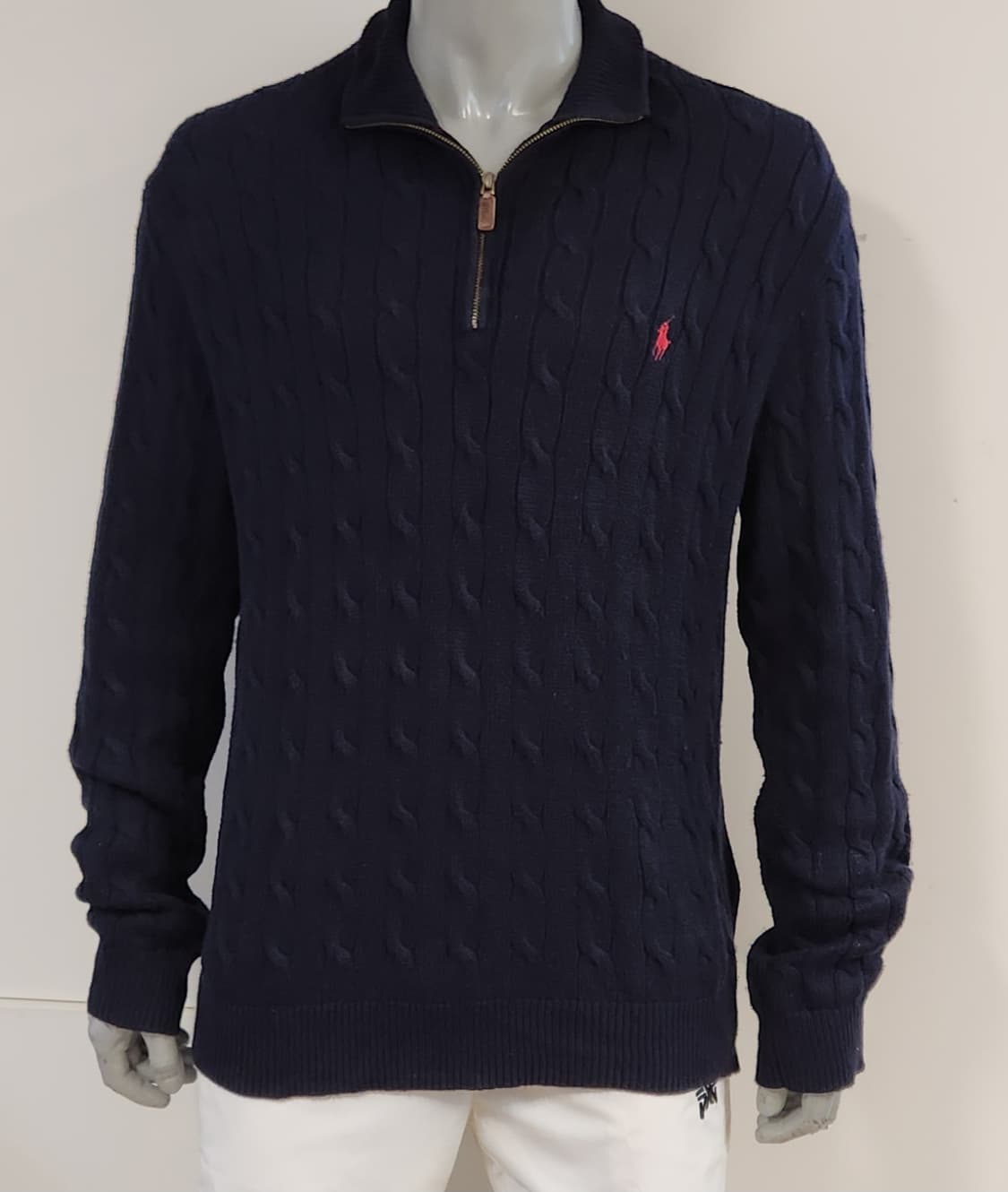 폴로 랄프로렌  신형 꽈배기 니트 집업 L (105추천해요) 상품이미지1