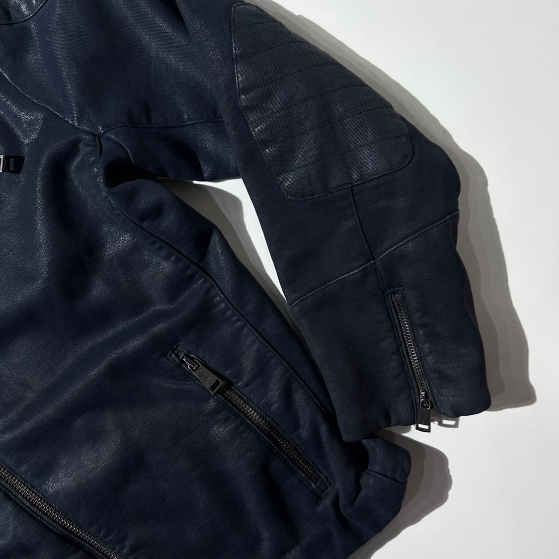 랄프로렌 블랙라벨 코팅 바이커 자켓 상품이미지6