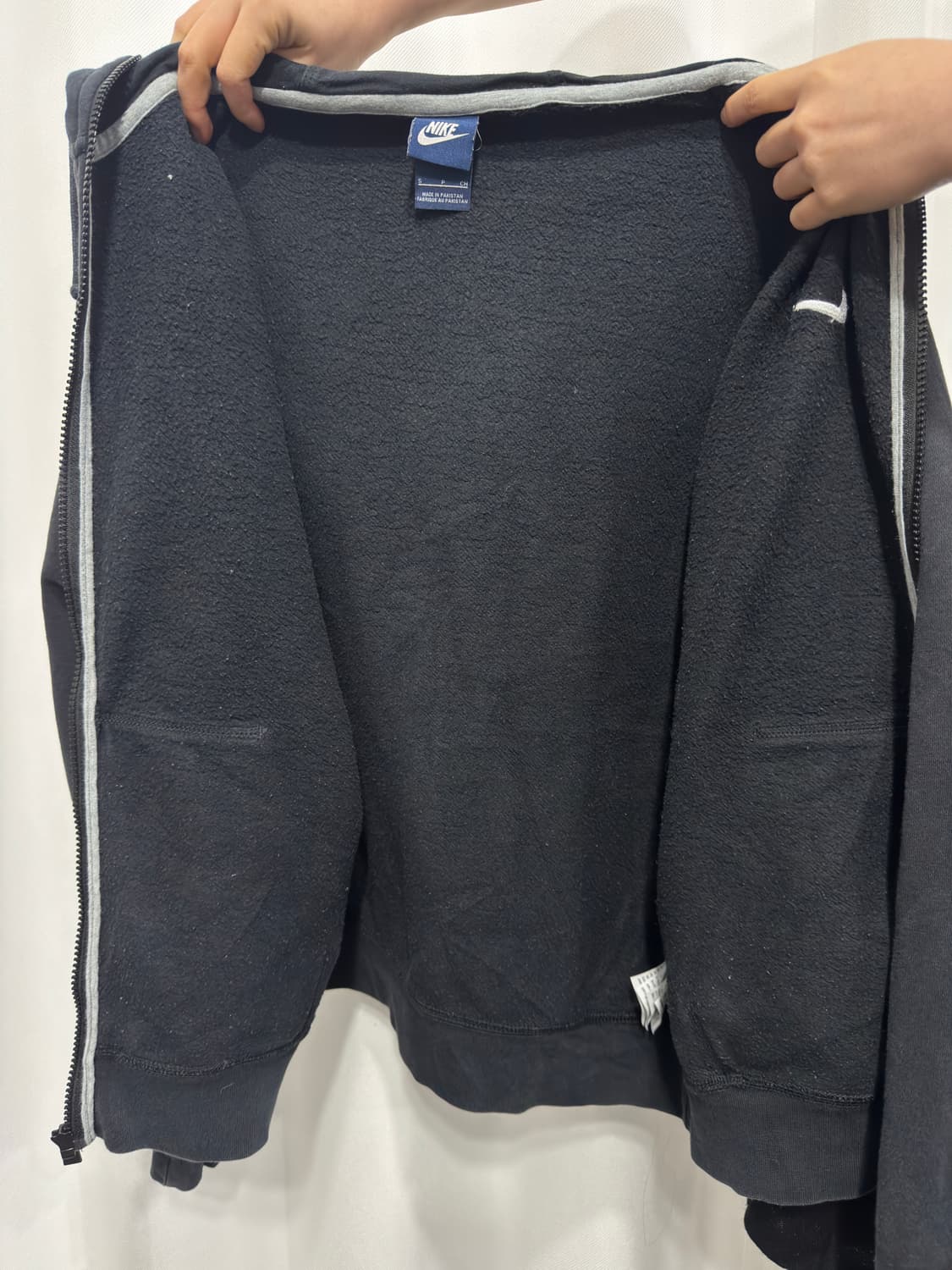 nike logo hood zipup 상품이미지5