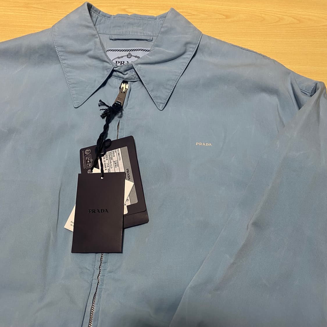 [40] 프라다 올드 개버딘 블루종 아스트로블루 상품이미지2