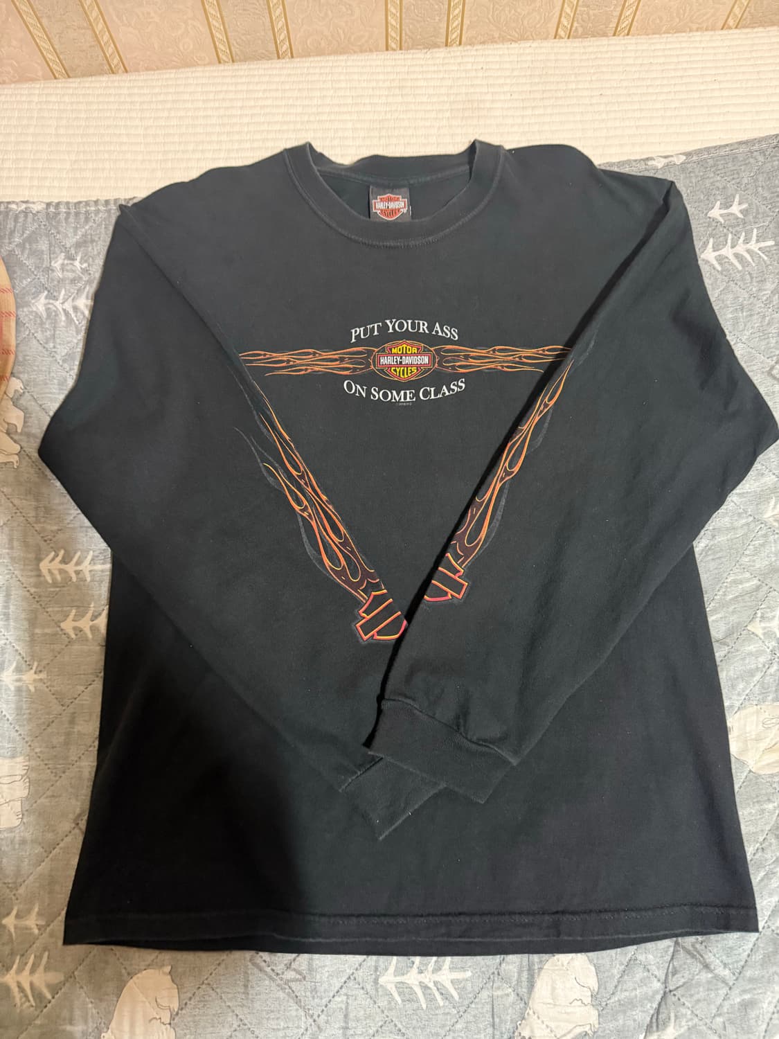 할리데이비슨 플레임 롱슬리브 상품이미지1