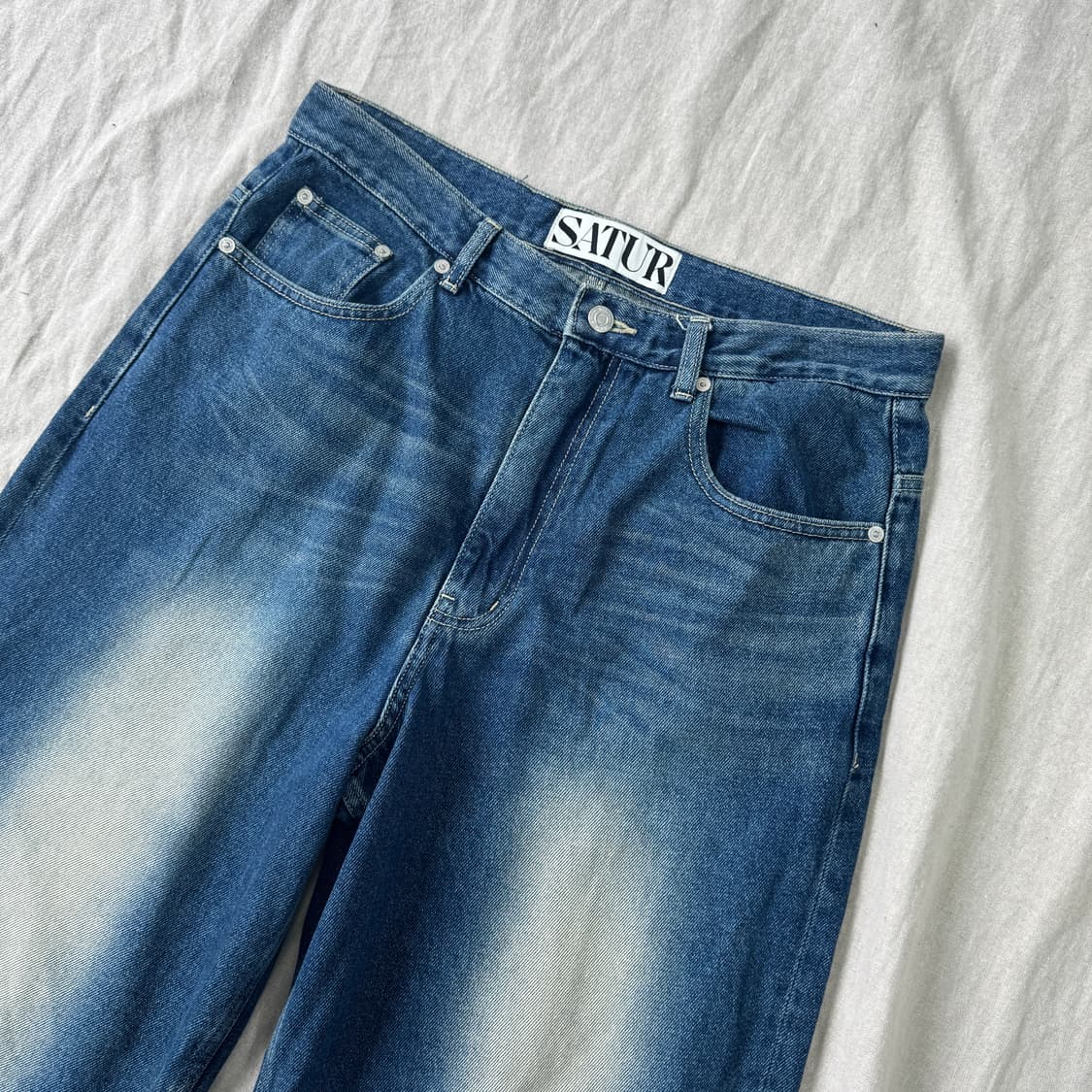세터 빈티지 샌드 워싱 데님팬츠 L 상품이미지1