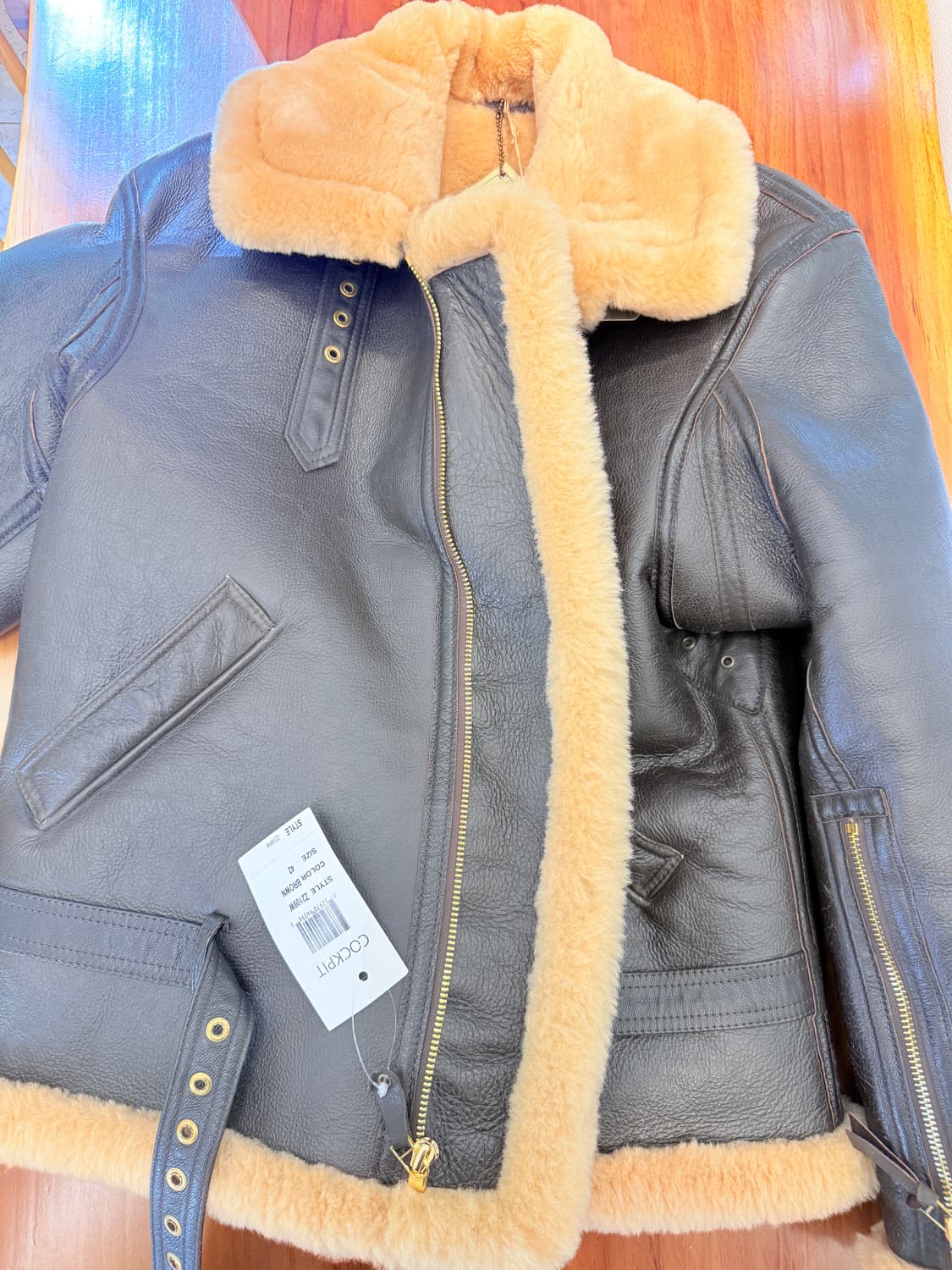 콕핏 usa 톰하디 무스탕 42 새제품 상품이미지3