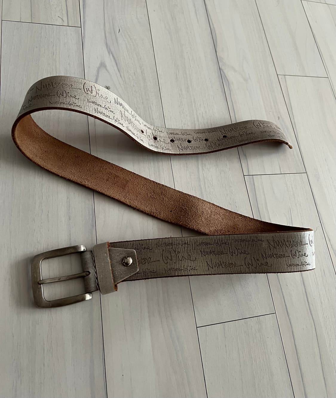 넘버나인 가죽 벨트 상품이미지1