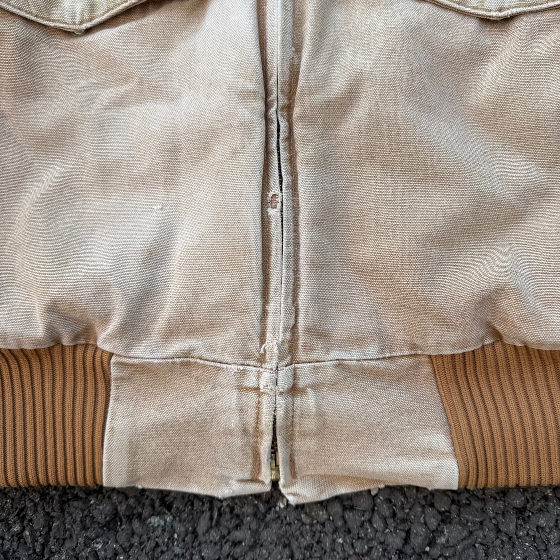 빈티지 칼하트 J165 BRN 워크 자켓 M 상품이미지6