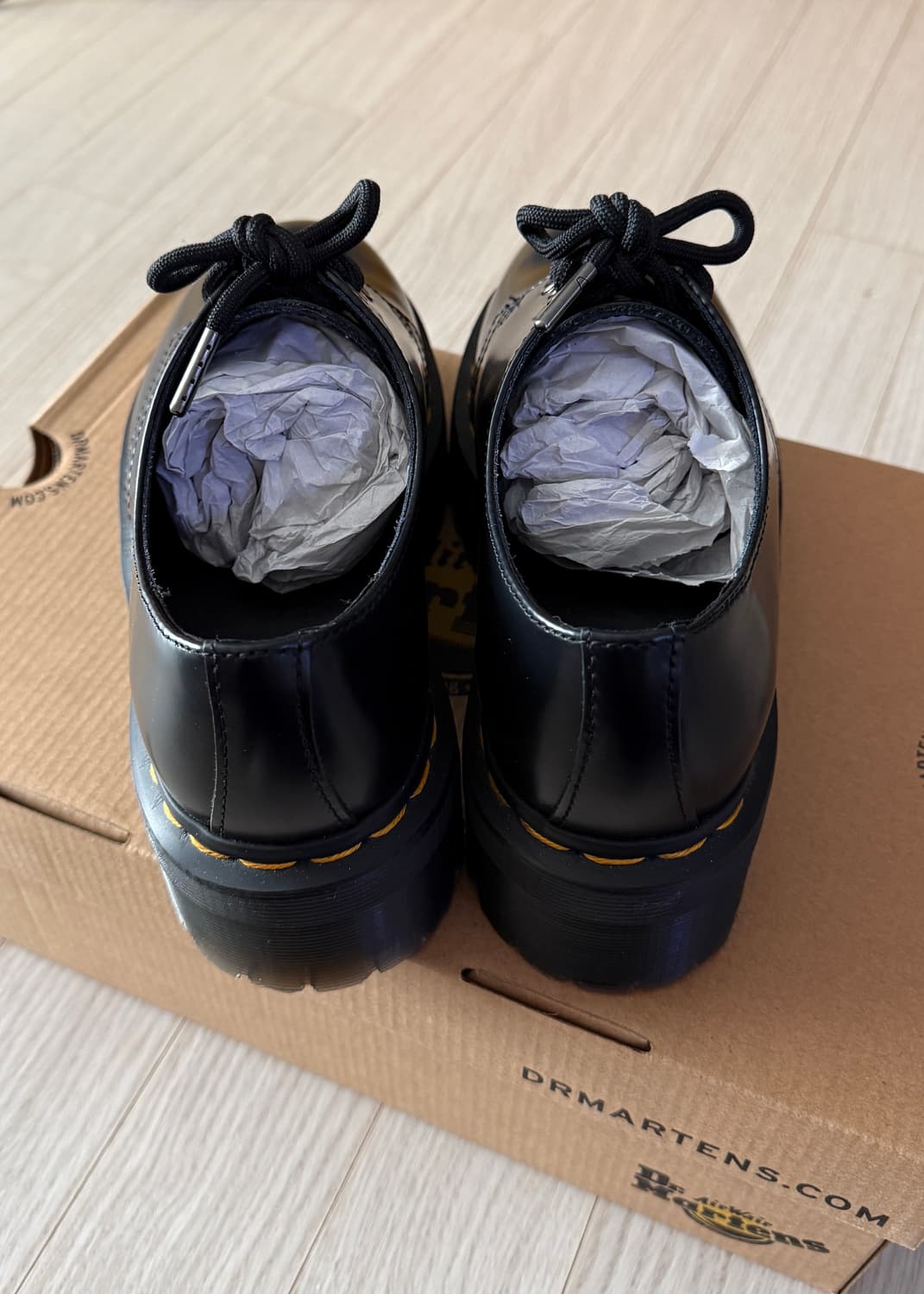 (택포)닥터마틴 1461 쿼드 블랙 230 (uk 4) 상품이미지3