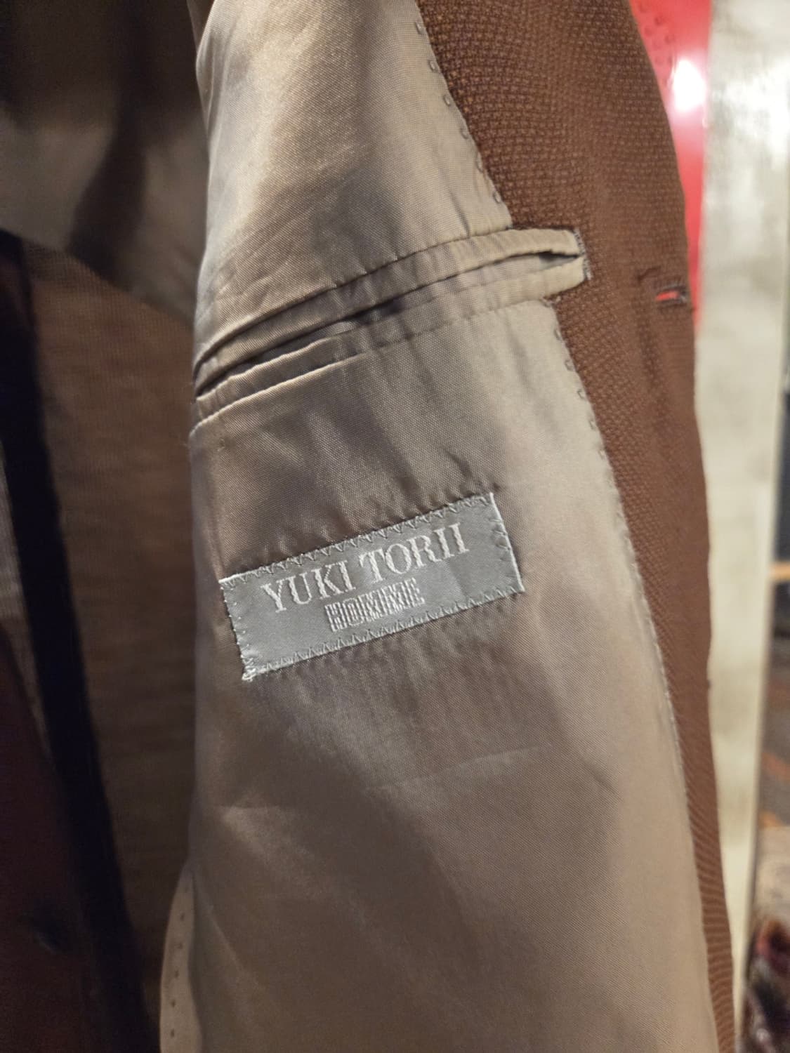 유키 토리 홉색 브라운 자켓  상품이미지6