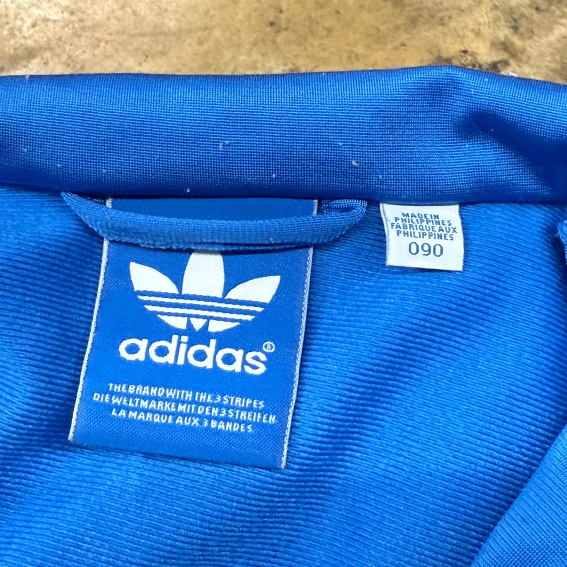 아디다스 블루 골드 구파이어버드 져지 트랙탑 90 상품이미지5