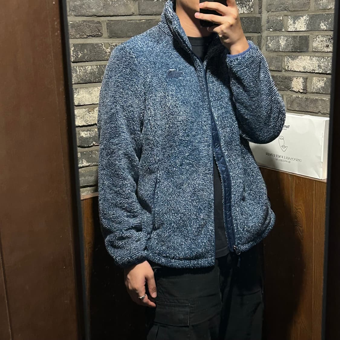 XL) 노스페이스 플리스 집업 자켓 블루 상품이미지10