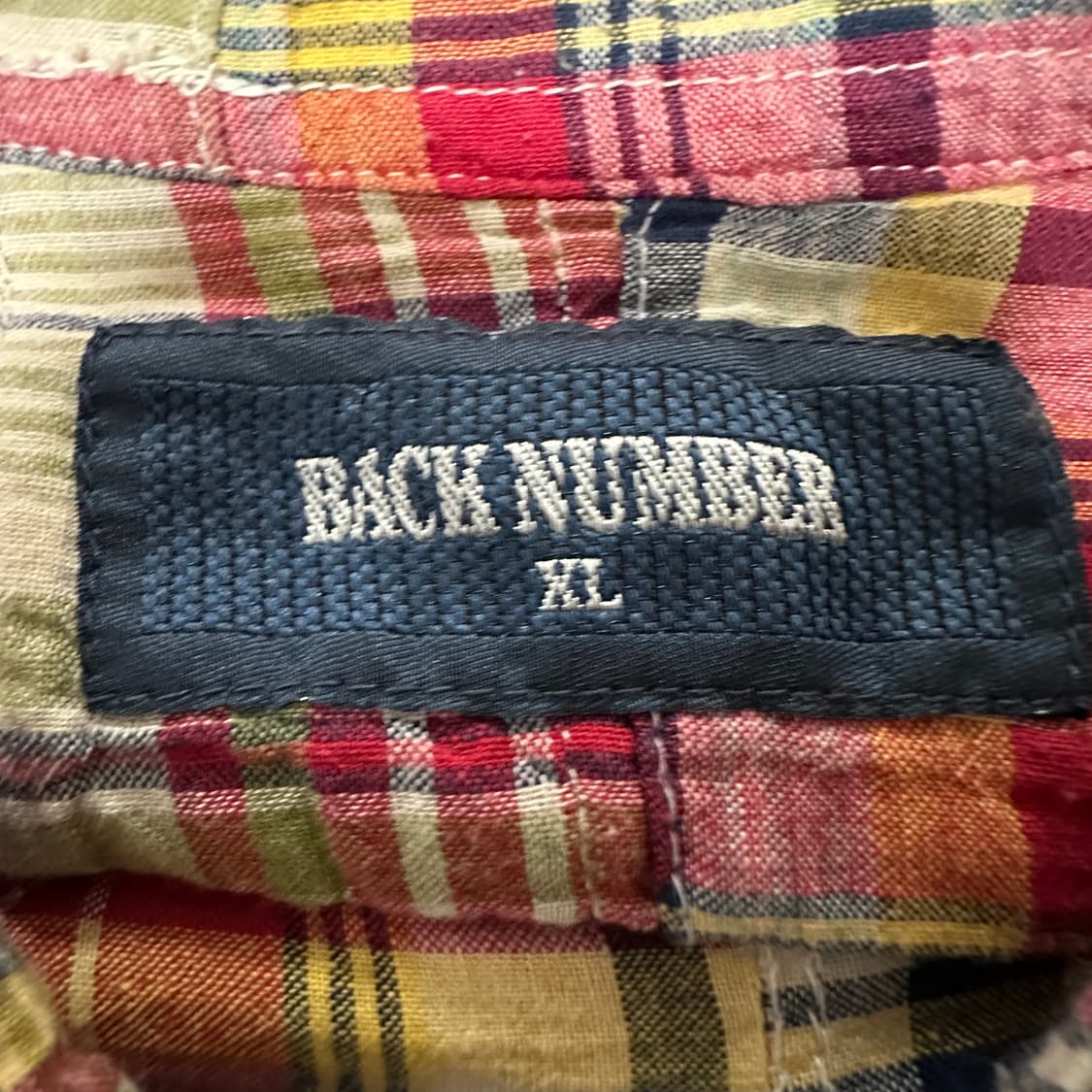 BACK NUMBER patchwork shirt 상품이미지5