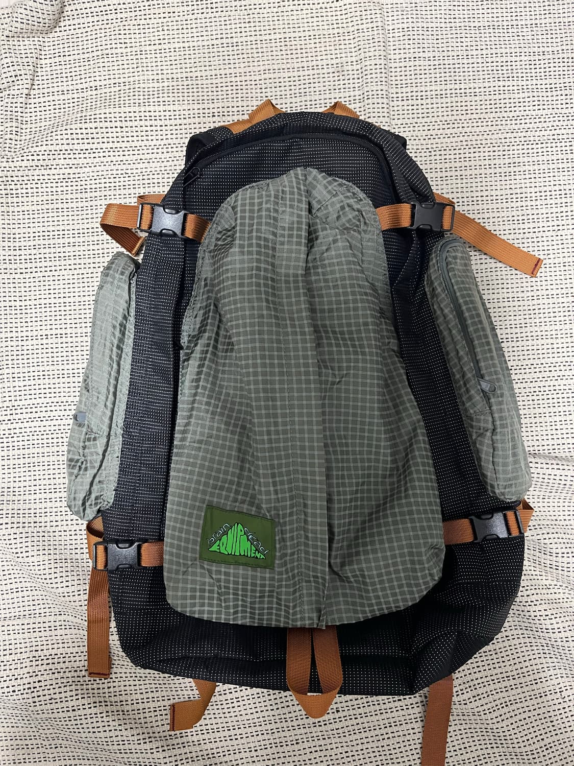 브레인데드 알프라인 체크패턴 백팩 상품이미지1