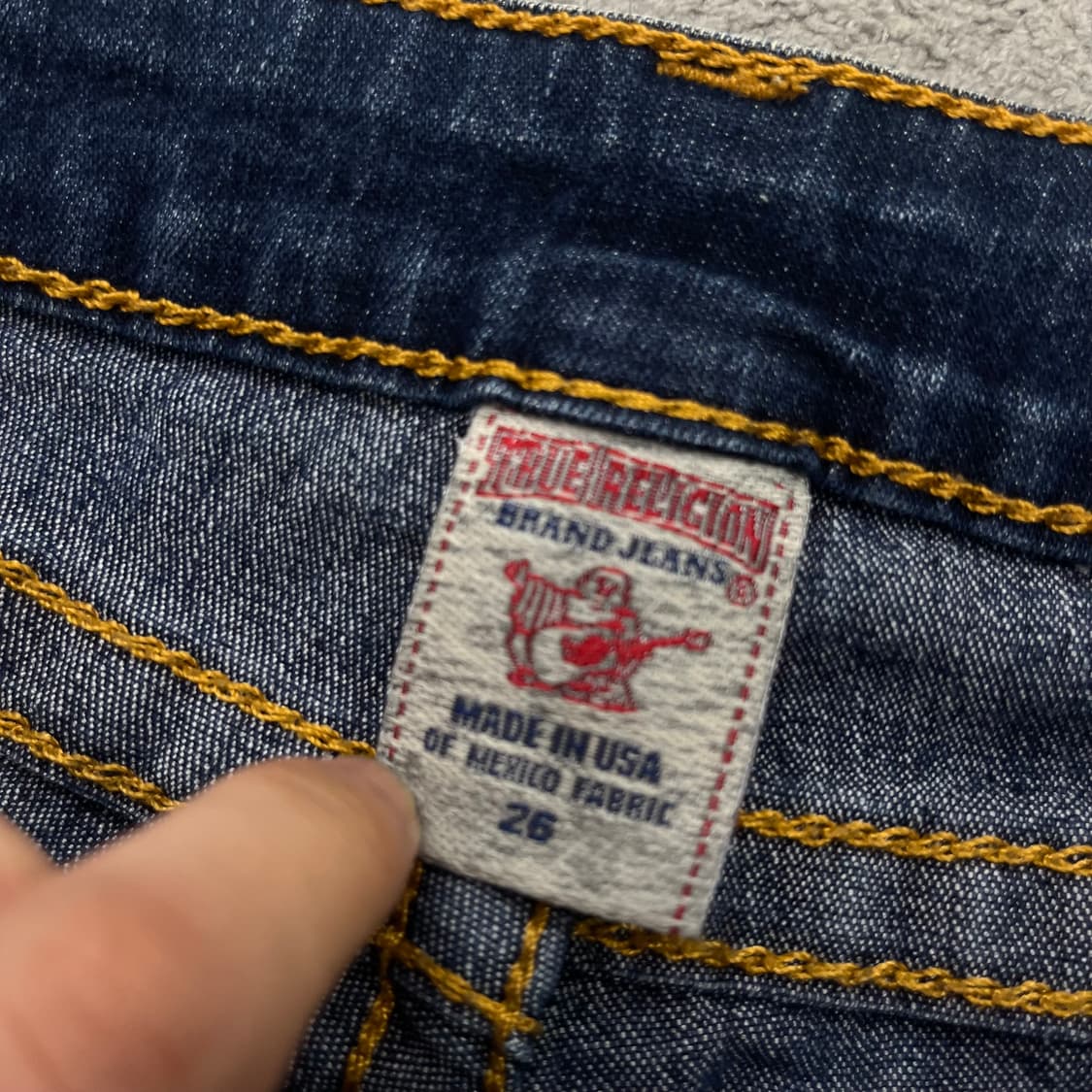 26 트루릴리전 하이 라이즈 워싱데님 상품이미지9