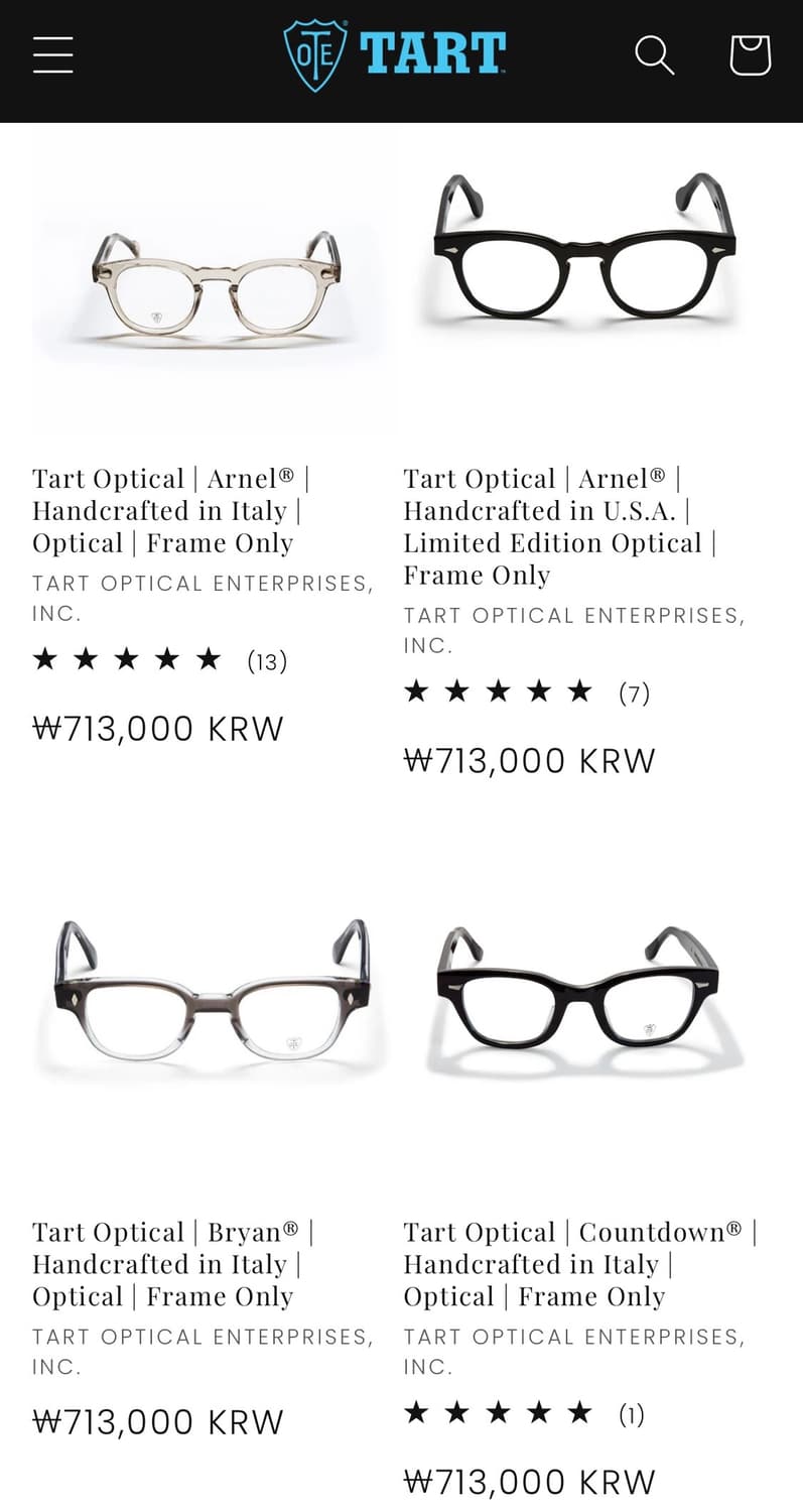 OTE 타르트옵티컬 아넬 44 안경 상품이미지2