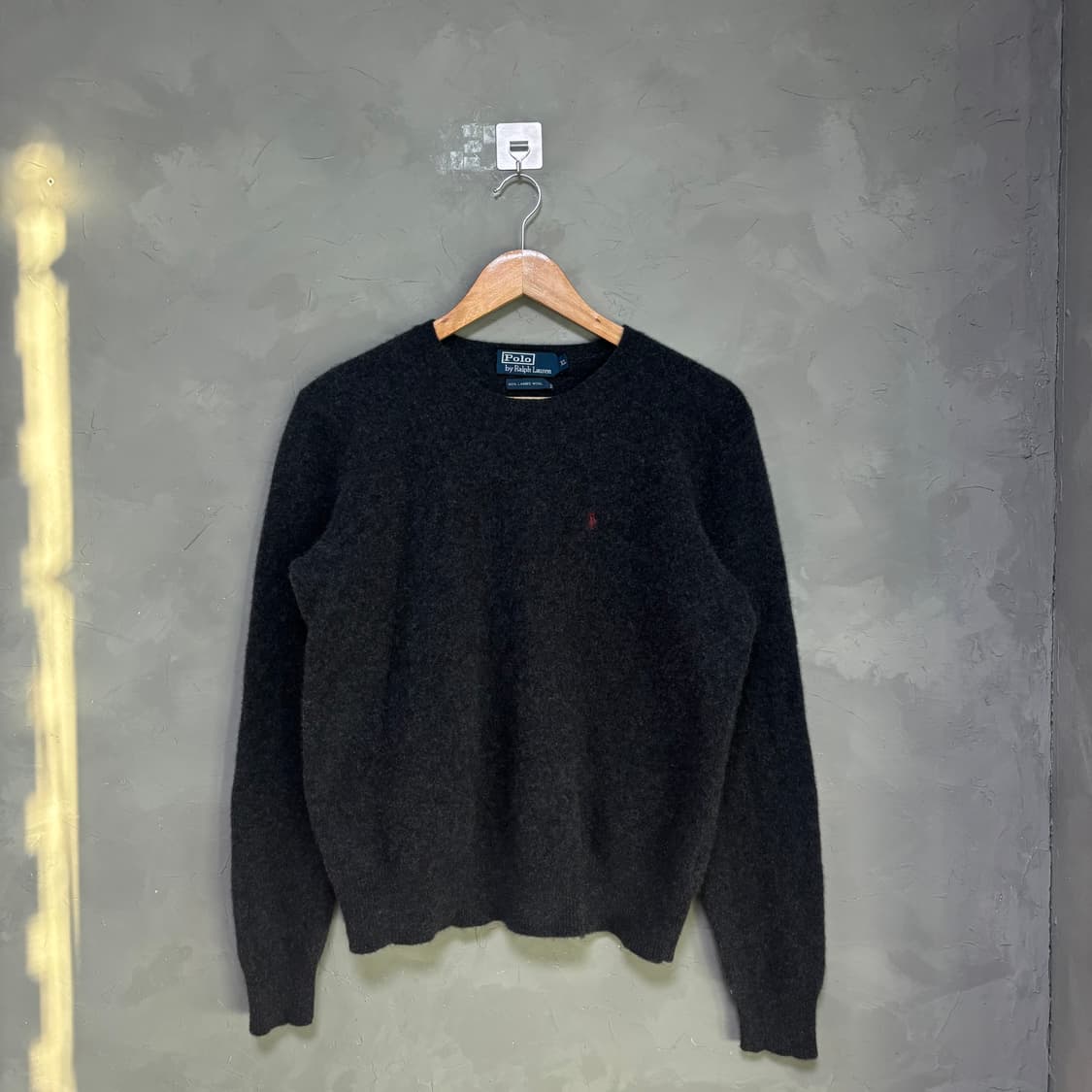 폴로 랄프로렌 램스울 니트 차콜 상품이미지1