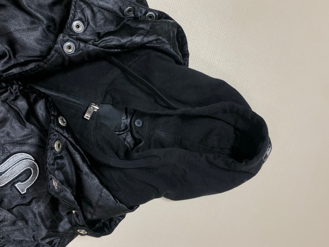 빈티지 mlb 블랙 펑크 스타디움 자켓 상품이미지10