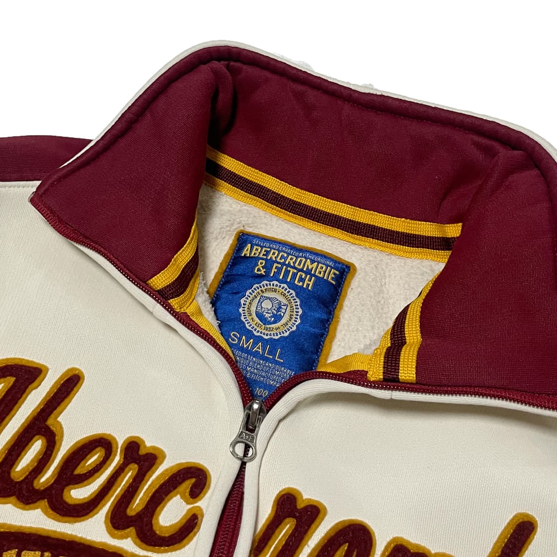 아베크롬비 크림 트랙탑 져지 상품이미지5