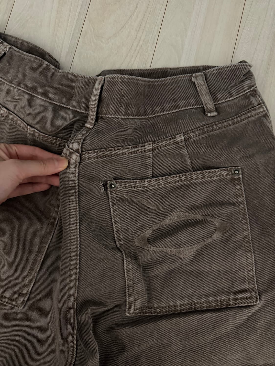미스치프 버뮤다 팬츠 로즈브라운 s 상품이미지4