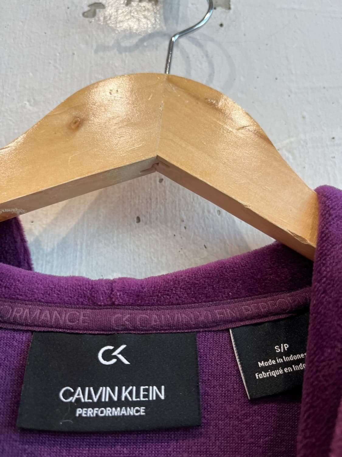 캘빈클라인 벨벳 후드집업 우먼즈 상품이미지4