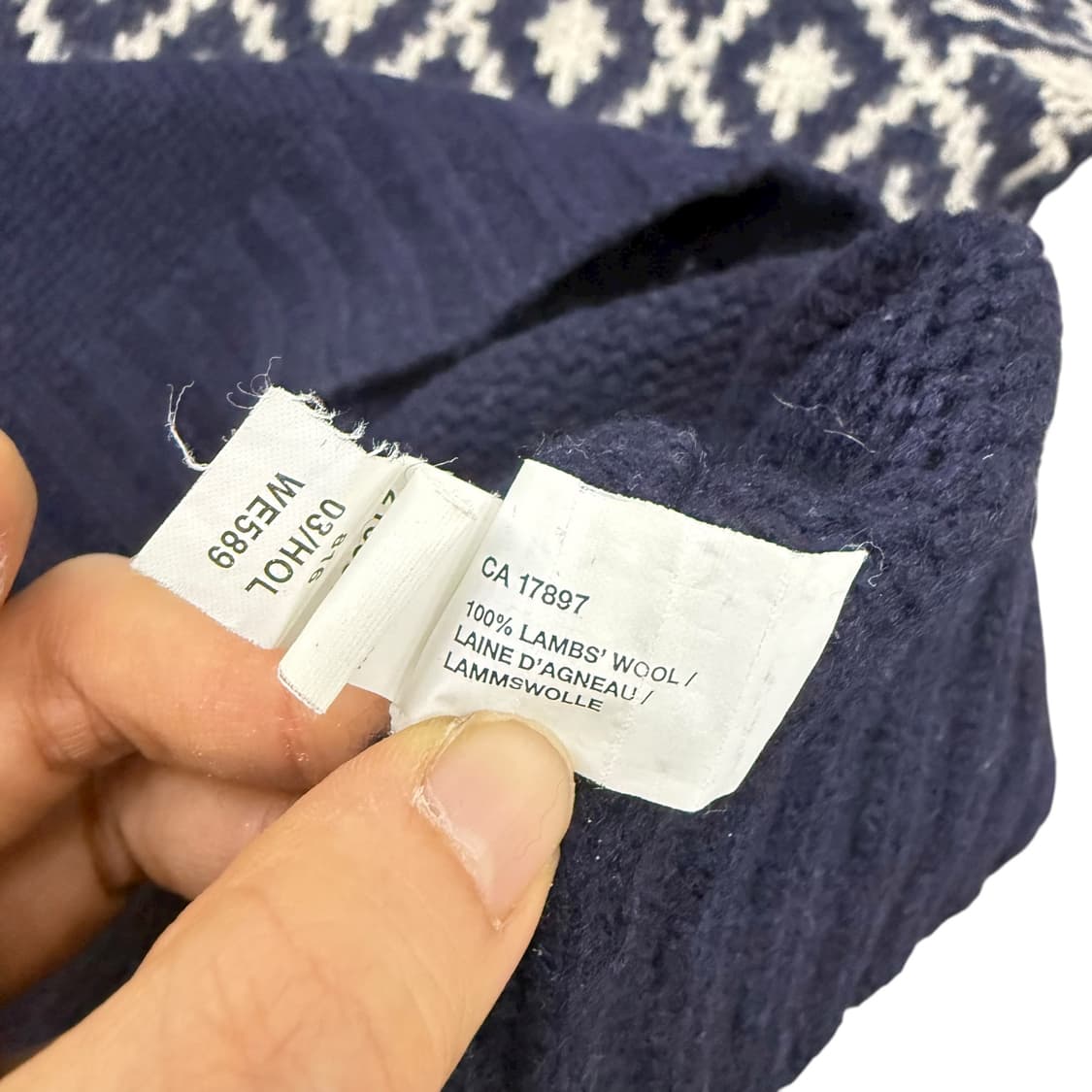 갭 노르딕 네이비 울니트 상품이미지7