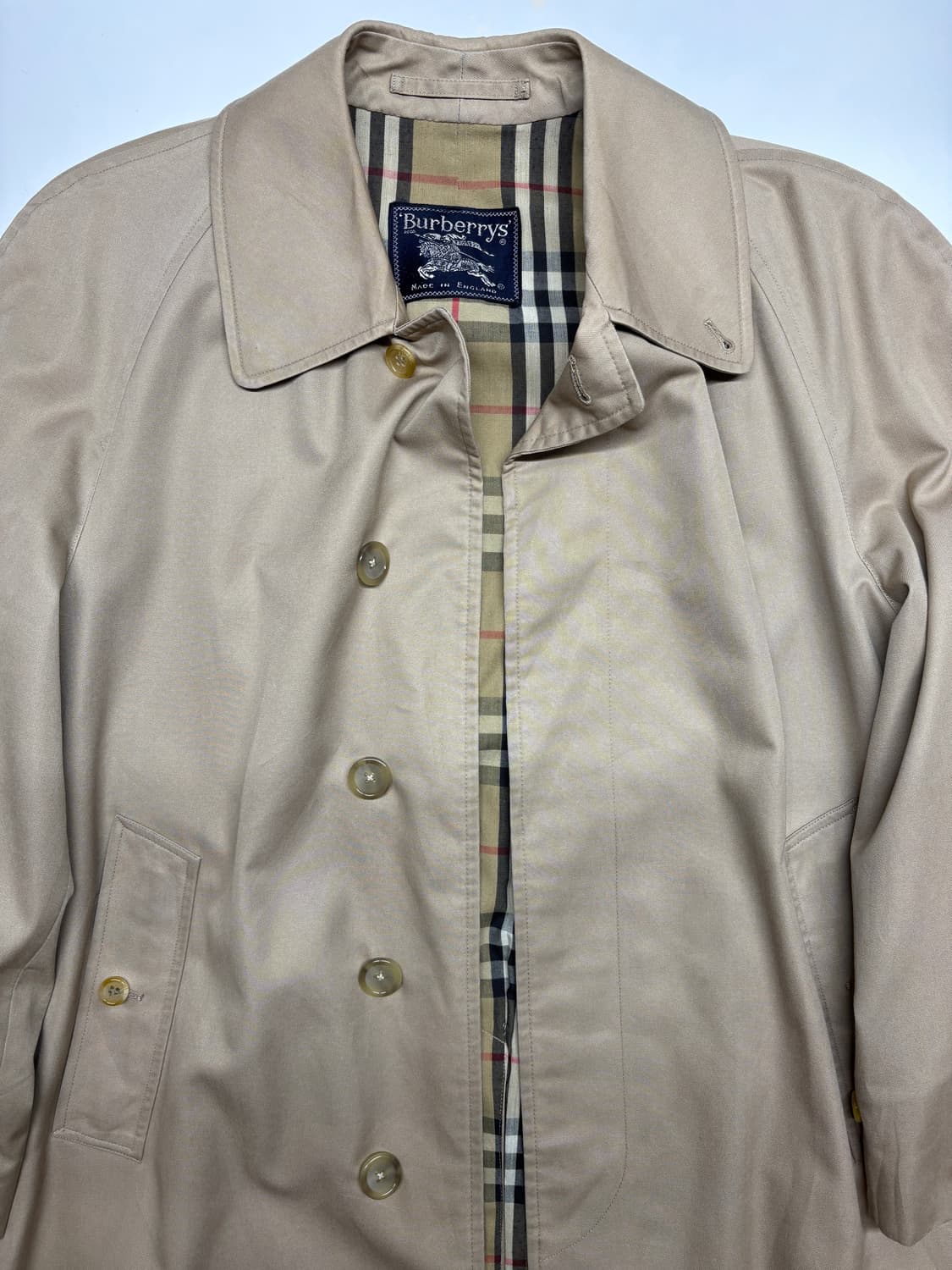 70's Burberrys 싱글 래글런 발마칸 코트 상품이미지3