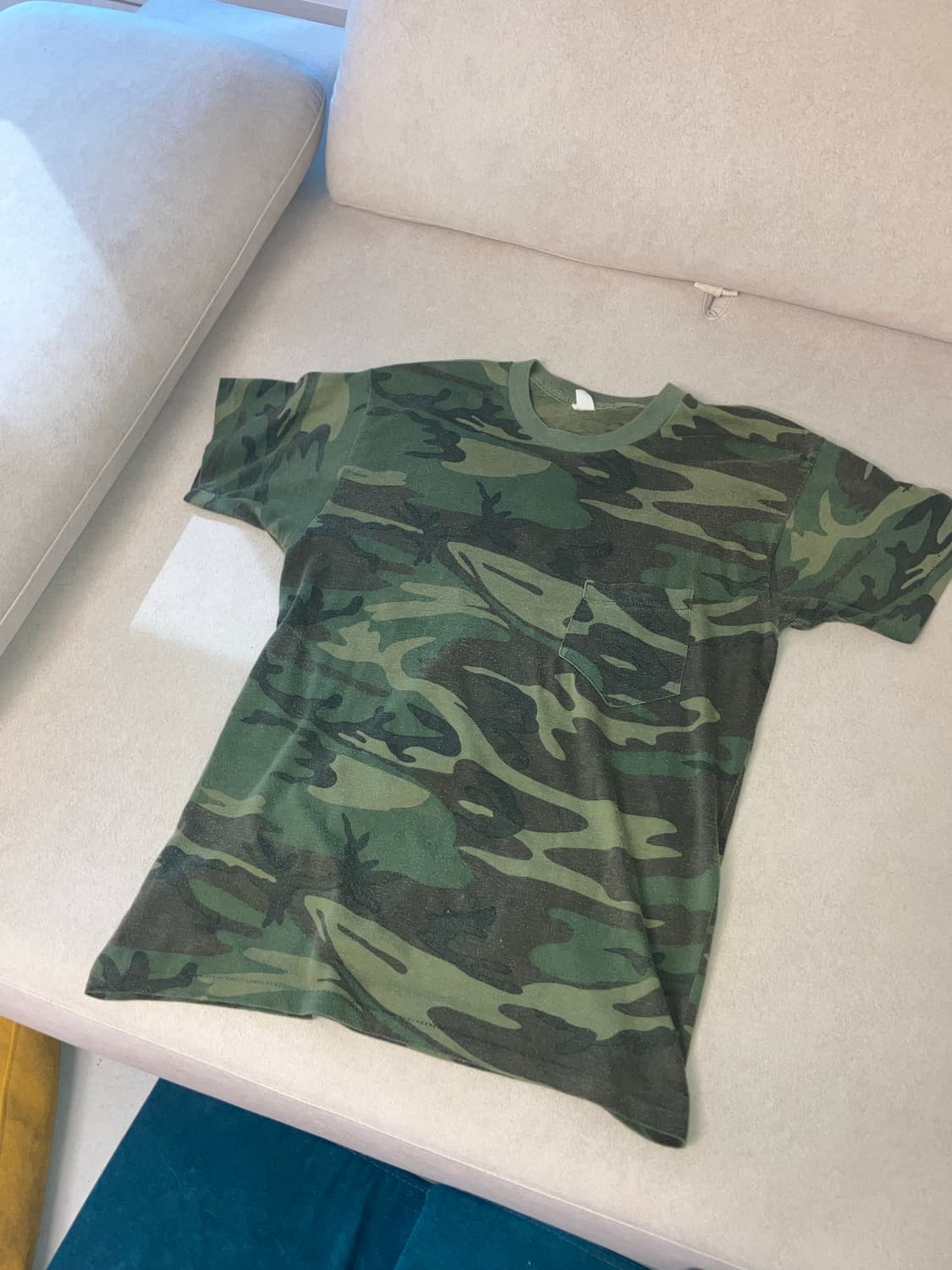 80s woodland camo pocket tee (USA) 상품이미지2